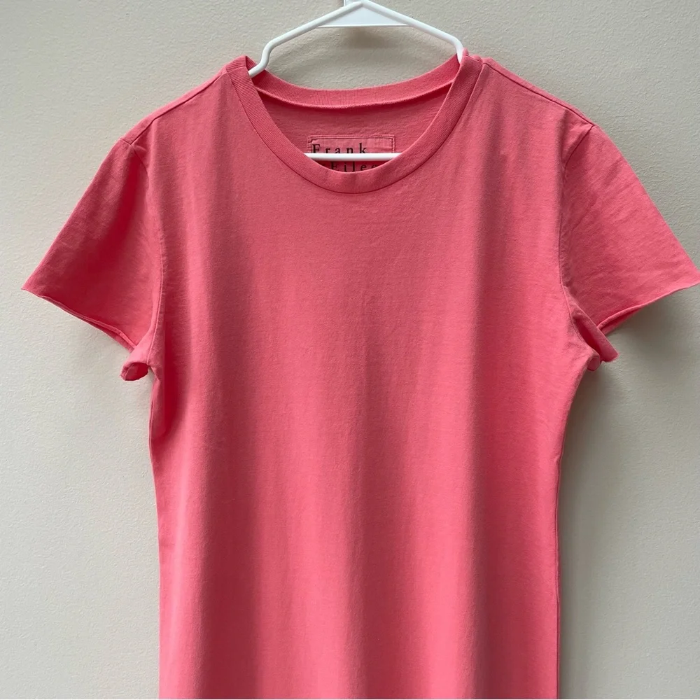 Classic Short-Sleeve Pink Maxi Dress - Picture 4 of 7